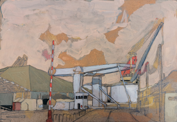 zone portuaire 4 - 21x30 - tempera